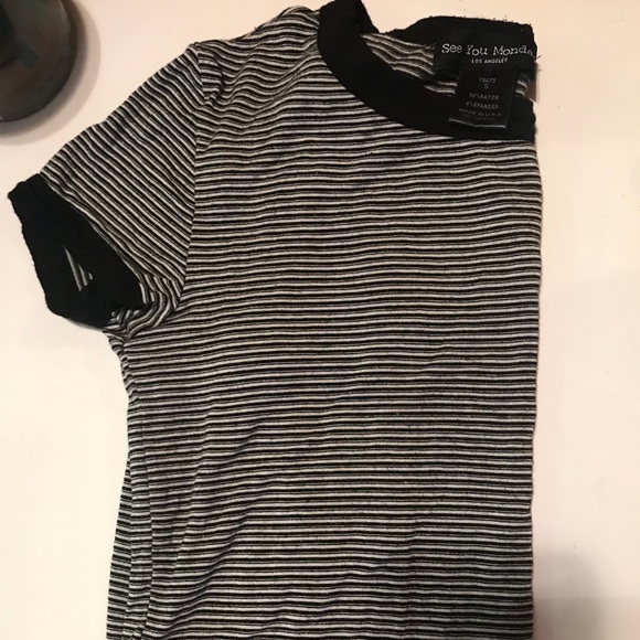 2-for-1 crop tops! One short sleeve and one tank - Picture 1 of 3